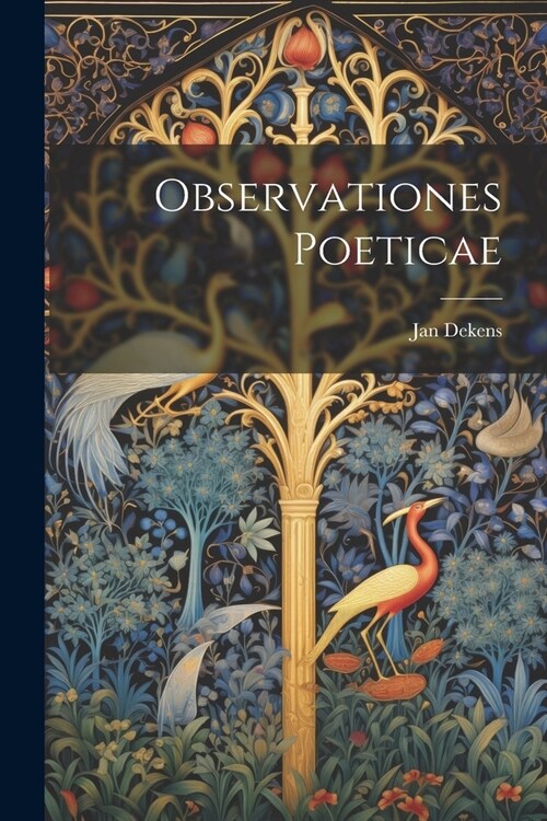 Observationes Poeticae (Paperback)