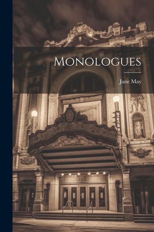 Monologues (Paperback)