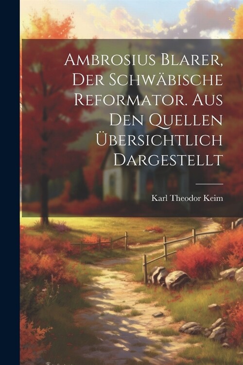 Ambrosius Blarer, der schw?ische Reformator. Aus den Quellen ?ersichtlich dargestellt (Paperback)