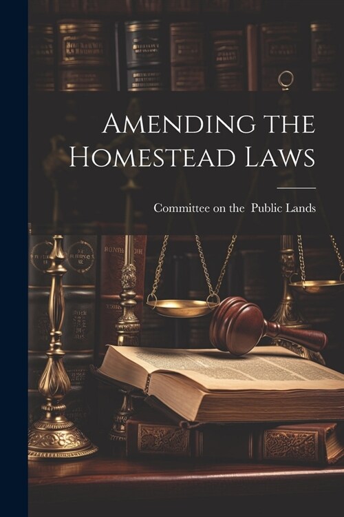 Amending the Homestead Laws (Paperback)