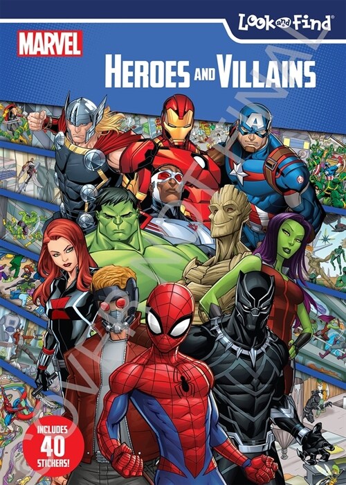 Marvel: Heroes and Villains Look and Find (Paperback)
