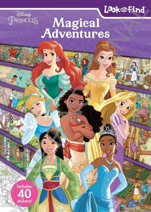 Disney Princess: Magical Adventures Look and Find (Paperback)