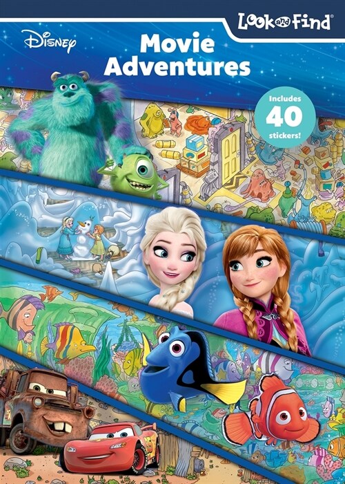 Disney: Movie Adventures Look and Find (Paperback)