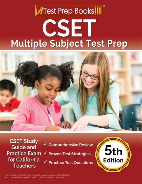 CSET Multiple Subject Test Prep: CSET Study Guide and Practice Exam for California Teachers [5th Edition] (Paperback)