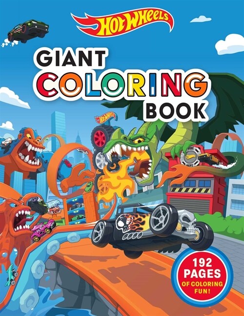 Hot Wheels: Giant Coloring Book (Paperback)
