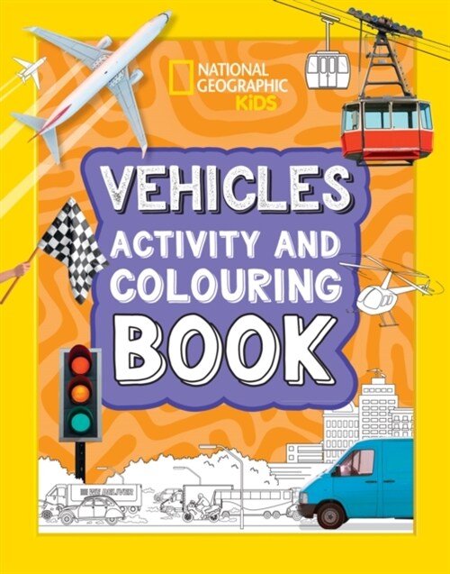Vehicles Activity and Colouring Book (Paperback)