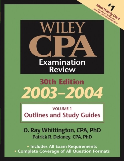 Wiley CPA Examination Review : Outlines and Study Guides (Paperback)