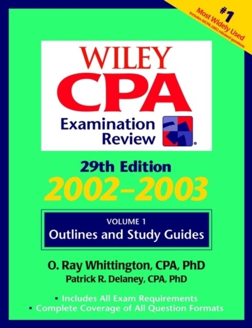 Wiley CPA Examination Review : Outlines and Study Guidelines (Paperback)