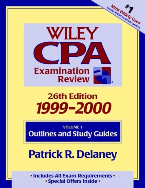 Wiley CPA Examination Review, 1999-2000 : Outlines and Study Guides (Paperback)