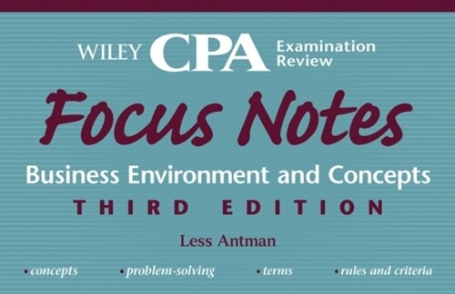 Wiley CPA Examination Review Focus Notes (Paperback, 3 Rev ed)