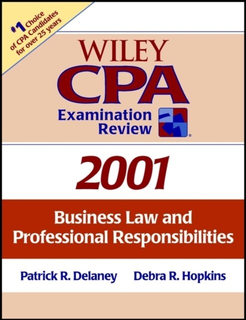 Wiley CPA Examination Review : Business Law and Professional Responsibilities (Paperback)