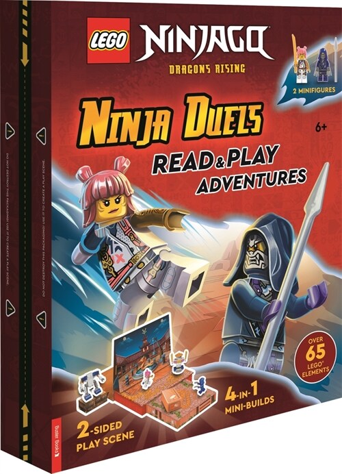LEGO® NINJAGO®: Ninja Duels (with Sora minifigure, Wolf Mask warrior minifigure, two-sided play scene, four mini-builds and over 65 LEGO® elements) (Paperback)