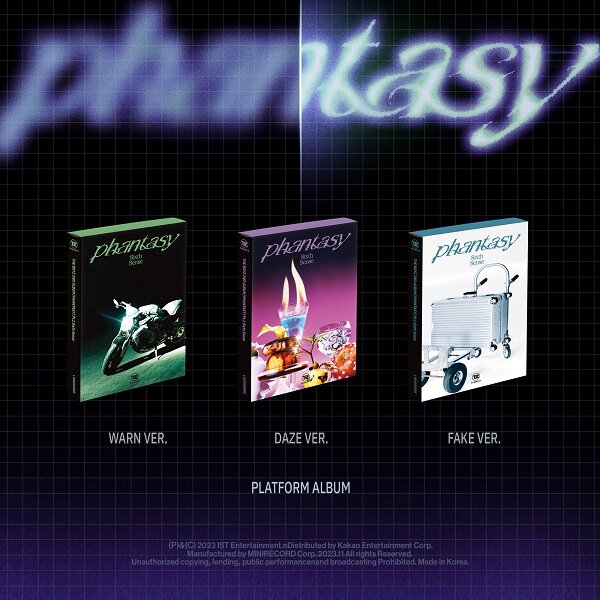 [중고] [세트][플랫폼] 더보이즈 - 정규 2집 Phantasy Pt.2 Sixth Sense (Platform ver.)[WARN+DAZE+FAKE Ver.]