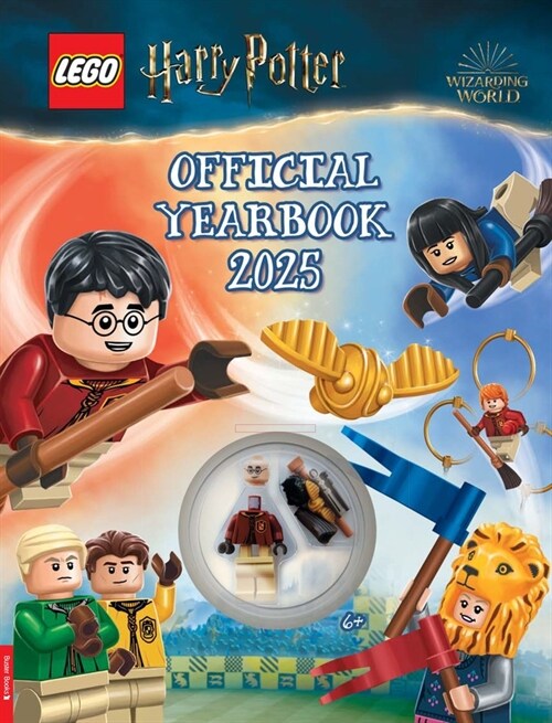 LEGO® Harry Potter™: Official Yearbook 2025 (with Harry Potter minifigure, broomstick and Golden Snitch™) (Hardcover)