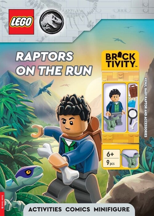 LEGO® Jurassic World™: Raptors on the Run (with Kenji minifigure, baby raptor and accessories) (Paperback)