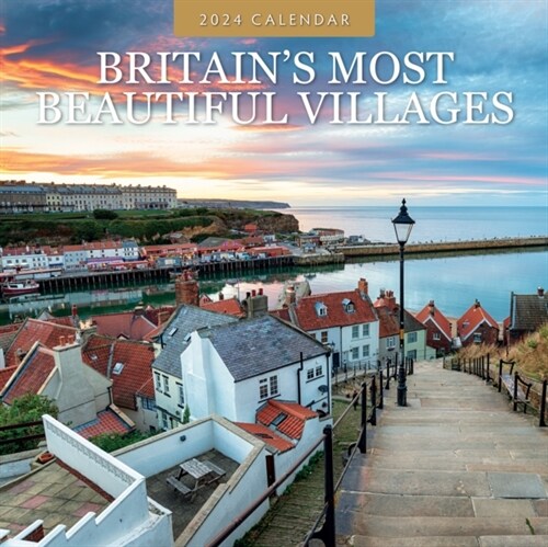 Britains Most Beautiful Villages 2024 Square Wall Calendar (Paperback)