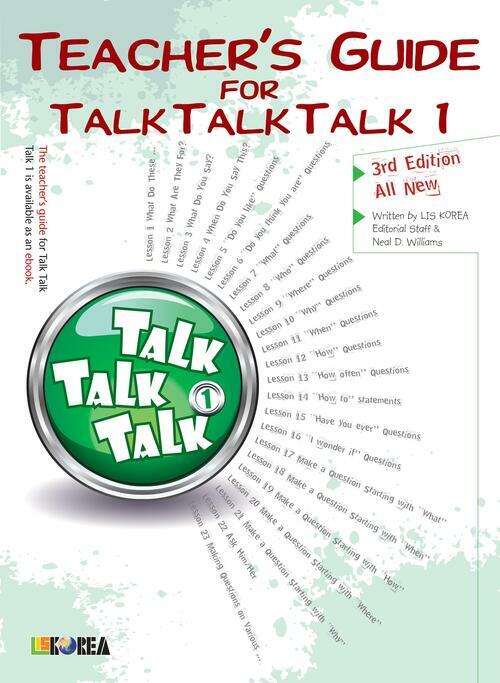 Teachers Guide for Talk Talk Talk 1 (3rd Edition)