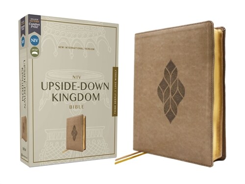 Niv, Upside-Down Kingdom Bible, Leathersoft, Tan, Comfort Print: Think Deeply // Love Widely (Imitation Leather)