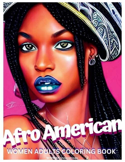 Afro American Women Adults Coloring Book (Paperback)