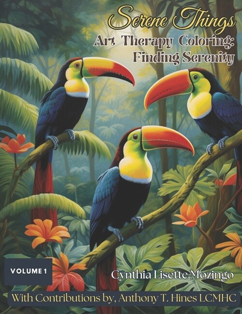 Serene Things Art Therapy Coloring: Finding Serenity (Paperback)