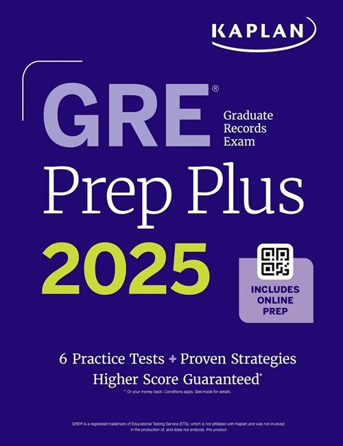 GRE Prep Plus 2025 (Paperback)