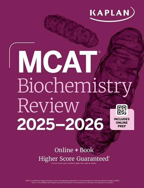 MCAT Biochemistry Review 2025-2026: Online + Book (Paperback)