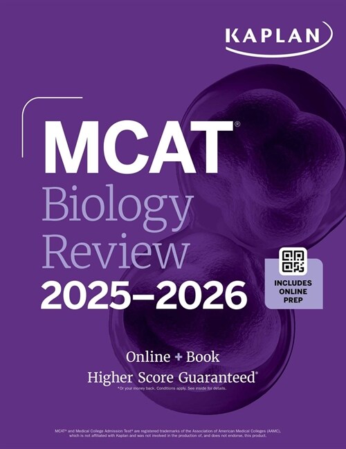 MCAT Biology Review 2025-2026: Online + Book (Paperback)