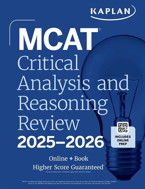 MCAT Critical Analysis and Reasoning Skills Review 2025-2026: Online + Book (Paperback)