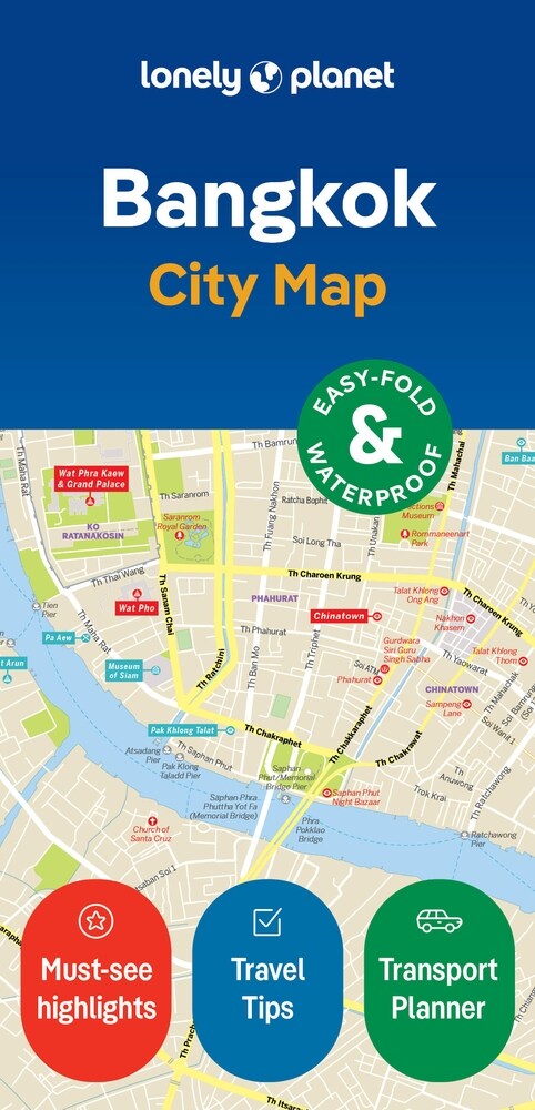 Lonely Planet Bangkok City Map (Folded, 2)