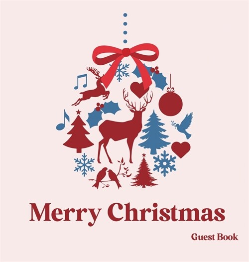 Christmas Guest Book (hardback) (Hardcover)