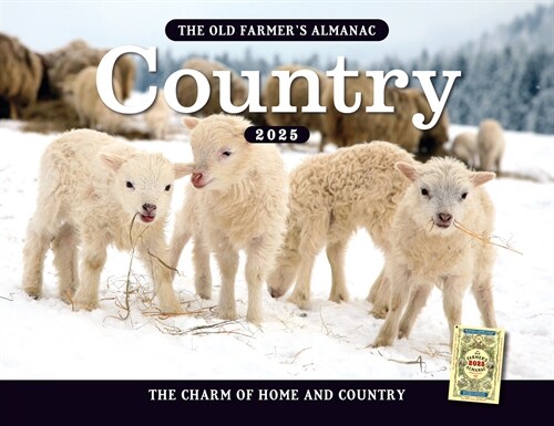 The 2025 Old Farmers Almanac Country Calendar (Paperback)
