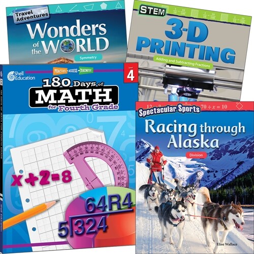 Learn-At-Home: Explore Math Bundle Grade 4: 4-Book Set (Hardcover)