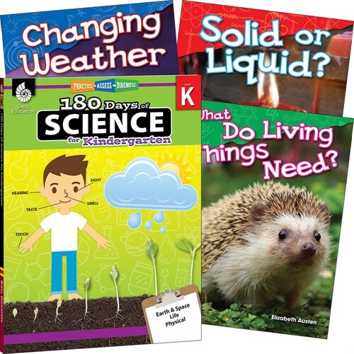 Learn-At-Home: Science Bundle Grade K: 4-Book Set (Hardcover)