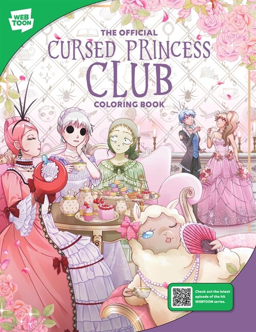The Official Cursed Princess Club Coloring Book: 46 Original Illustrations to Color and Enjoy (Paperback)