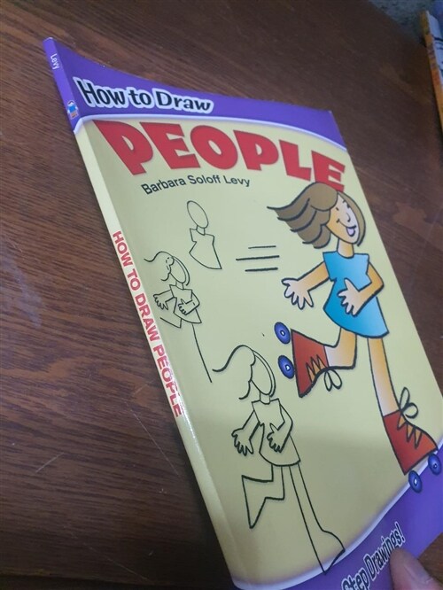 [중고] How to Draw People: Step-By-Step Drawings! (Paperback)