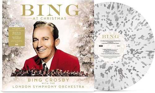 [수입] Bing Crosby With The London Symphony Orchestra - Bing At Christmas [Limited Edition, Clear And Silver Splatter Vinyl]