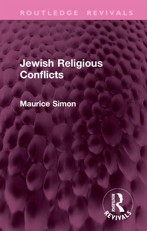 Jewish Religious Conflicts (Hardcover, 1)