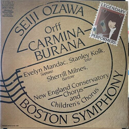 [중고] [LP/라이센스] Orff Carmina Burana Seiji Ozawa