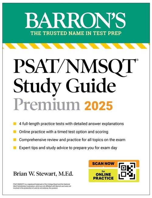 Psat/NMSQT Premium Study Guide: 2025: 2 Practice Tests + Comprehensive Review + 200 Online Drills (Paperback)