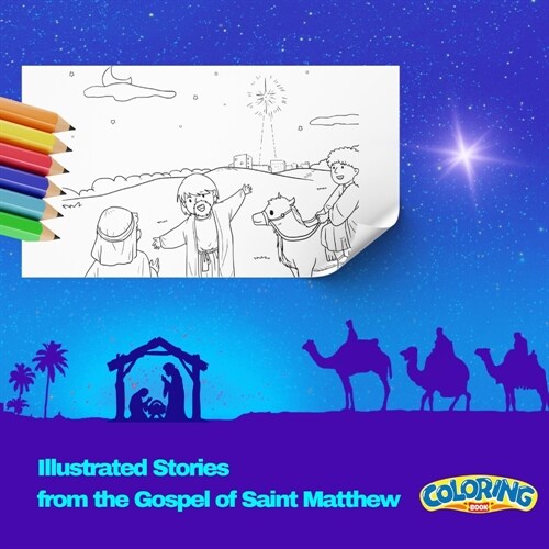 Illustrated Stories from the Gospel of Saint Matthew. Coloring Book. (Paperback)