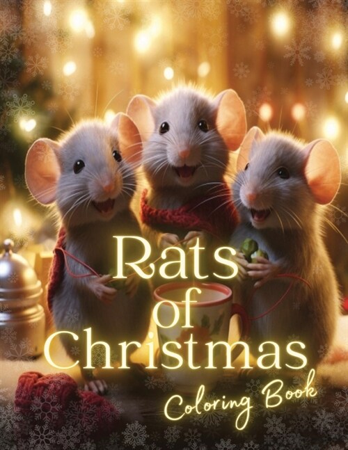 Rats of Christmas Coloring Book: A Christmas Coloring Book for Rat Lovers (Paperback)
