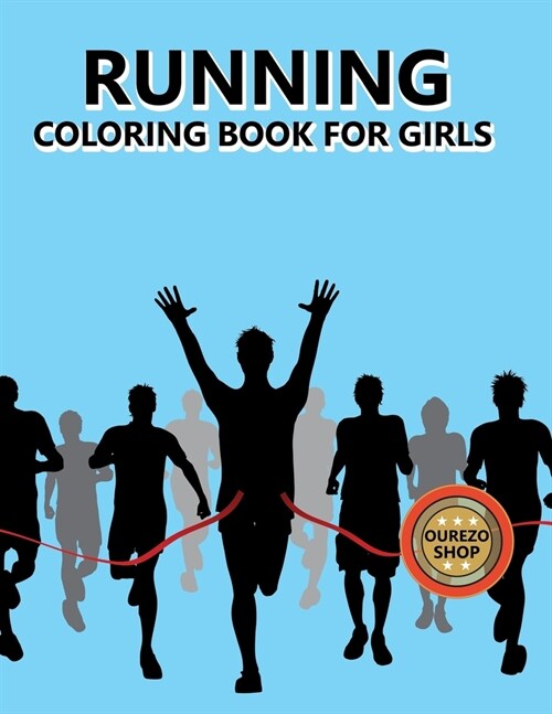 Running Coloring Book For Girls (Paperback)