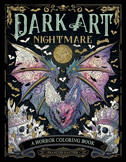 Dark Art Nightmare: A Horror Coloring Book (Paperback)