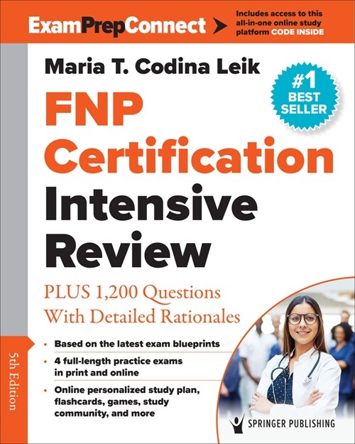 Fnp Certification Intensive Review: Plus 1,200 Questions with Detailed Rationales (Paperback, 5)