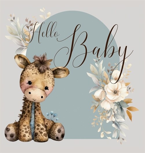 Hello Baby, Baby Shower Guest Book (hardback) (Hardcover)