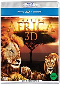 [중고] [3D 블루레이] 어메이징 아프리카 3D (1disc: 3D+2D 겸용)