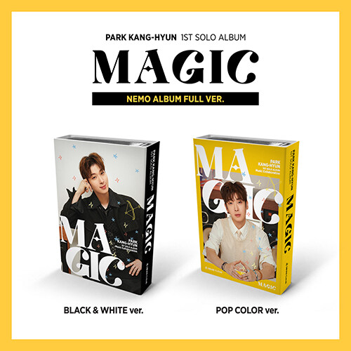 [세트][네모버전]  박강현 - 솔로 1집 MAGIC [Black & White+Pop Color Ver.]