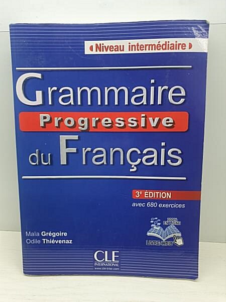 [중고] Grammaire Progressive Du Francais - Nouvelle Edition: Livre Intermediaire 3e Edition + Cd