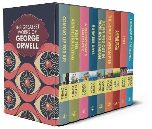 The Greatest Works Of George Orwell 9 Books Collection Box Set (Paperback 9권)