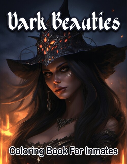 Dark beauties woman coloring book for inmates (Paperback)